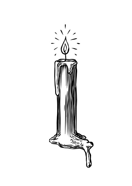 香薰蜡烛燃烧用于香薰图片下载