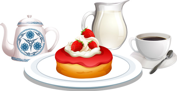 下午茶卡通套装图片下载