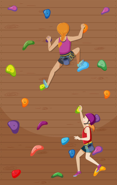 室内攀岩馆图片下载