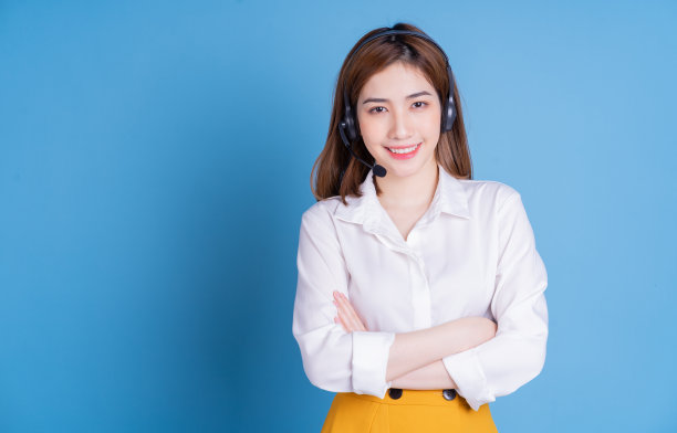 年轻亚洲经营者的画像图片下载