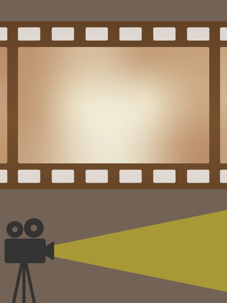 复古复古影院电影录像回放帧背景图片下载