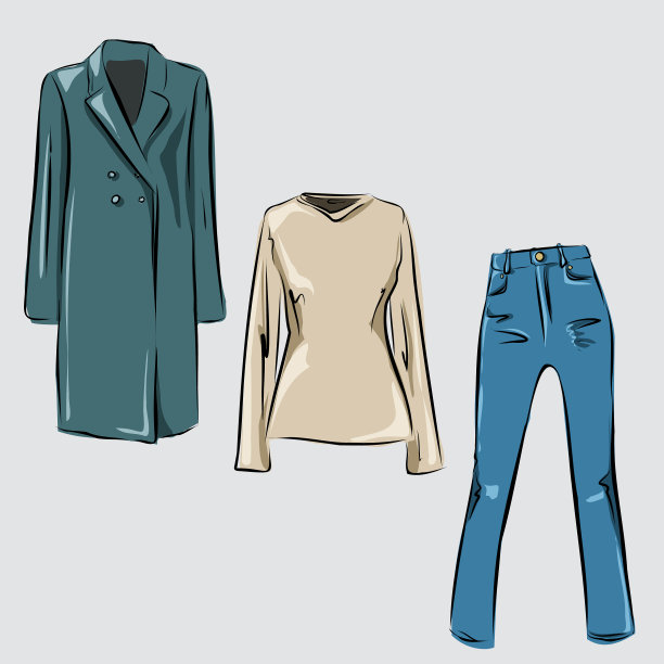 胶囊基本衣柜为女性极简主义图片下载