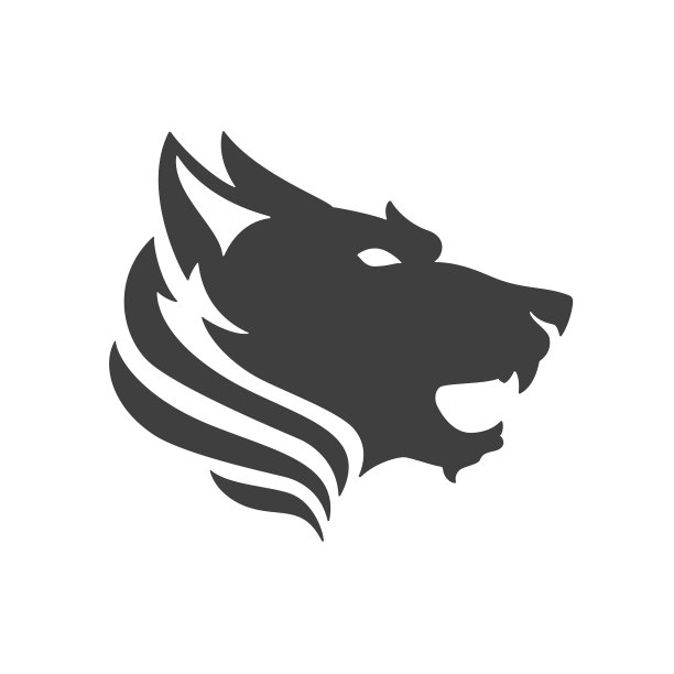 狼脸标志标志模板吉祥物标志图片下载