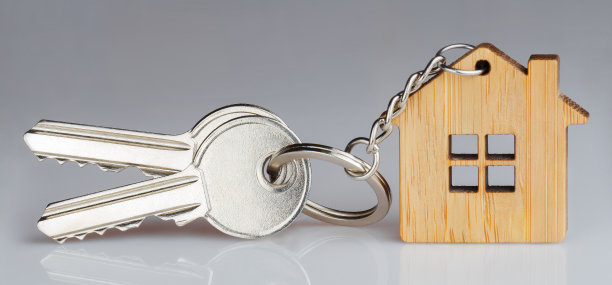 房子钥匙为灰色图片下载