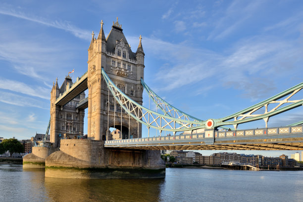 英国伦敦的塔桥图片下载