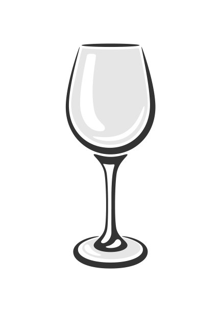 餐厅的酒杯形象图片下载