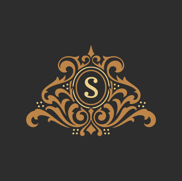 豪华字母标志模板对象图片下载