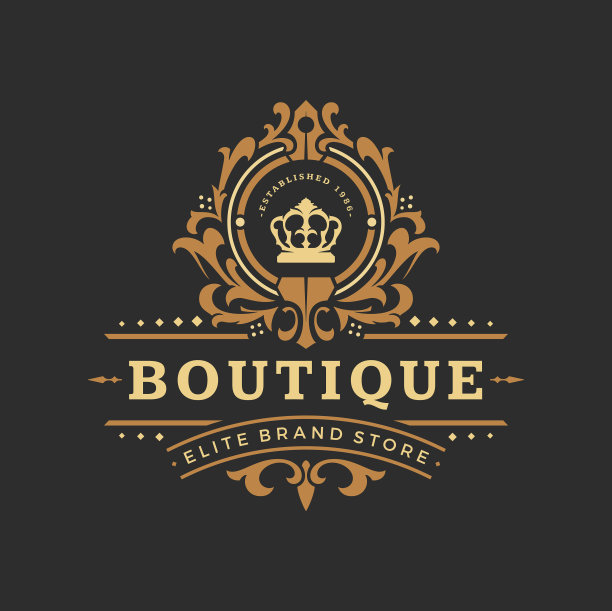 豪华标志模板对象的标志类型或图片下载