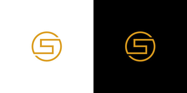 现代而独特的字母首字母标志设计图片下载