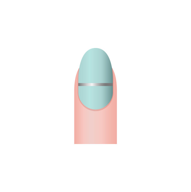 现代指甲艺术或银指甲贴纸图片下载