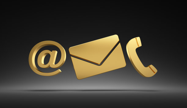 金色的沟通符号图片下载