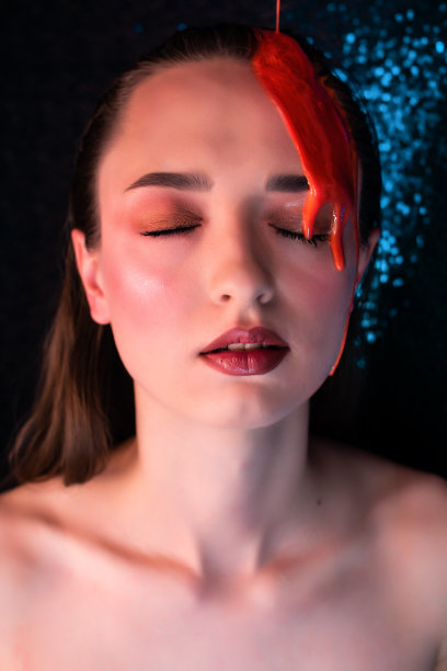 美丽女孩的肖像图片下载