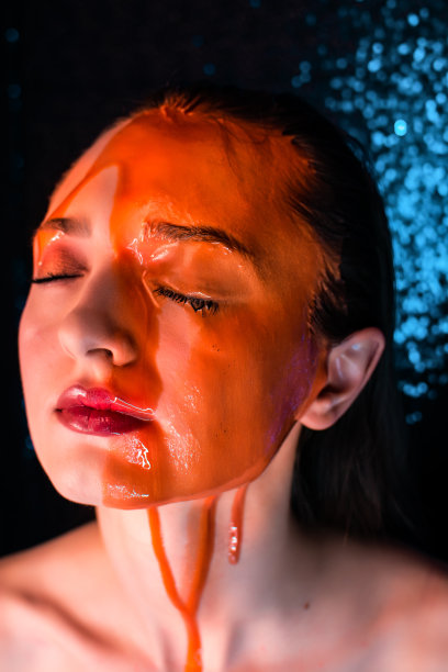 美丽女孩的肖像图片下载