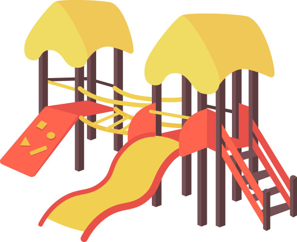 塑料滑梯半平色物体图片下载