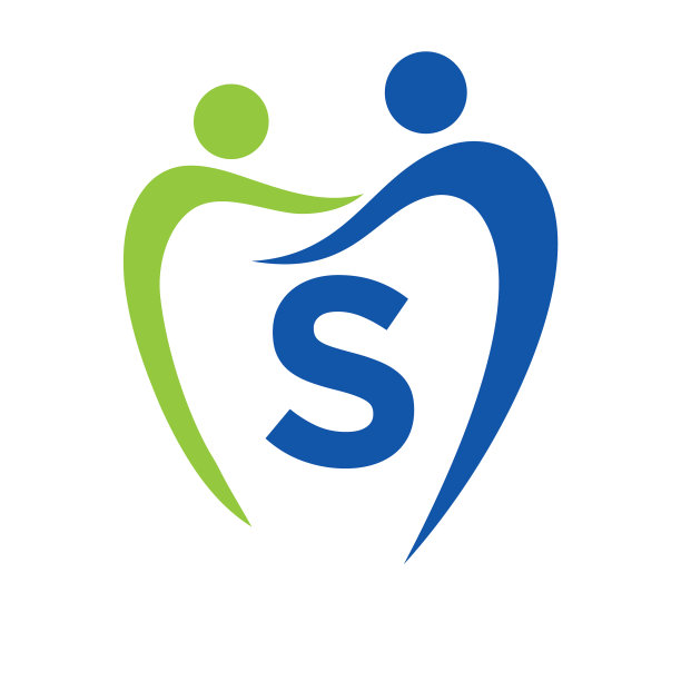 牙科诊所标志上字母的概念家族图片下载