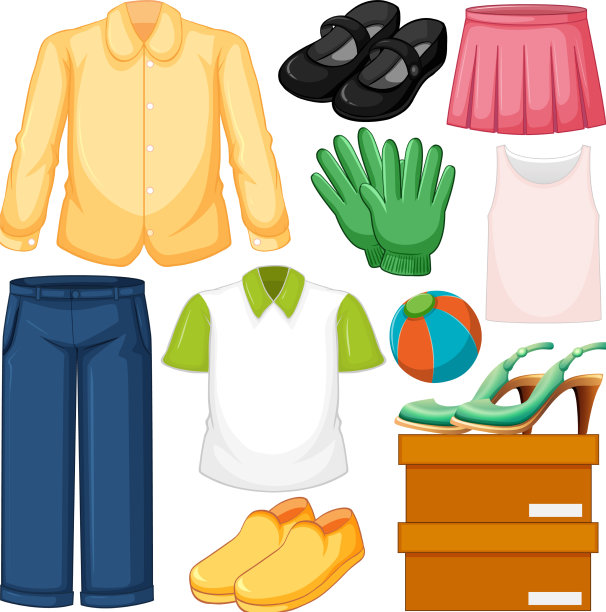 一套不同的白底布图片下载