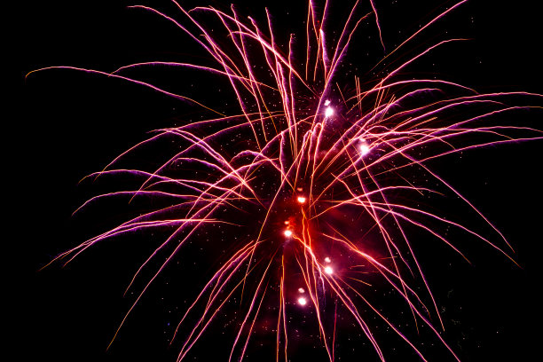 焰火。色彩的爆发。抽象的背景光图片下载