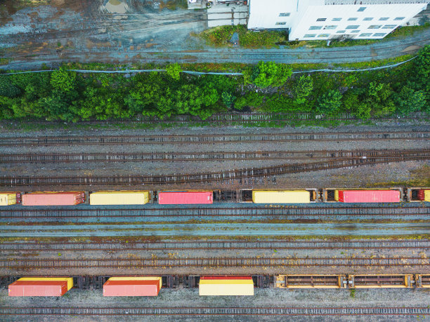 Railyard鸟瞰图图片下载