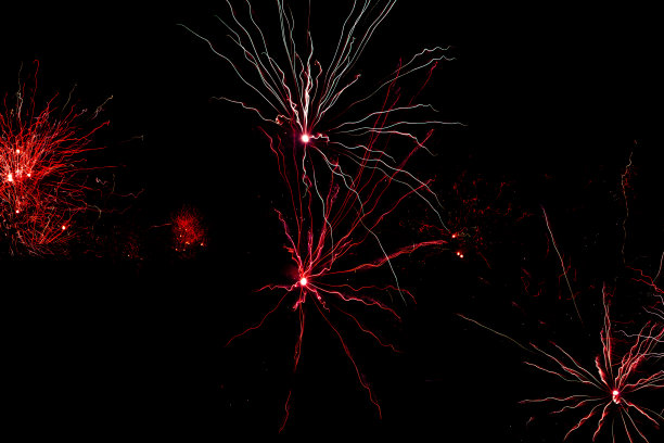 焰火。色彩的爆发。抽象的背景光图片下载