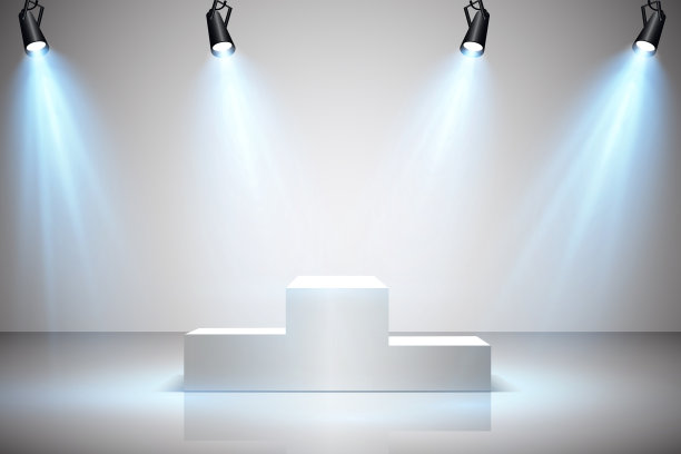 向量的聚光灯。现场。光的效果。发出光的效果。矢量插图。图片下载