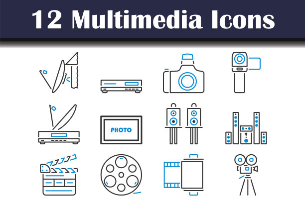 多媒体图标设置图片下载