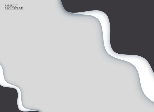 现代剪纸层背景波背景图片下载