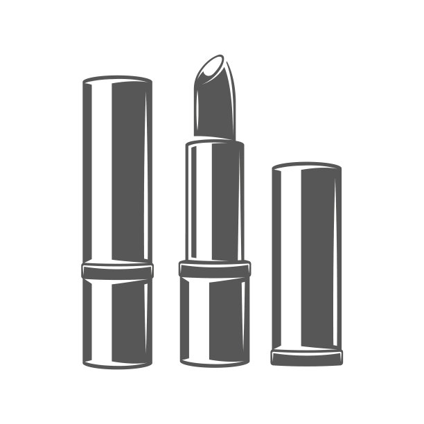 口红隔离在白色背景上图片下载
