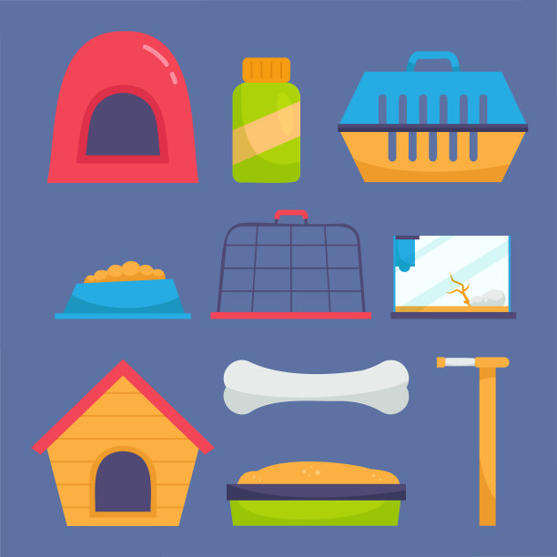 宠物护理配件图像集图片下载