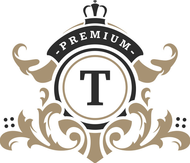 豪华字母标志模板对象图片下载