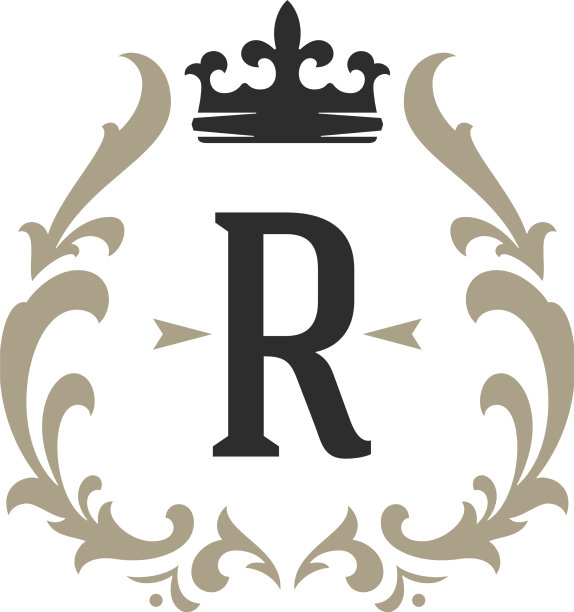 豪华字母标志模板对象图片下载