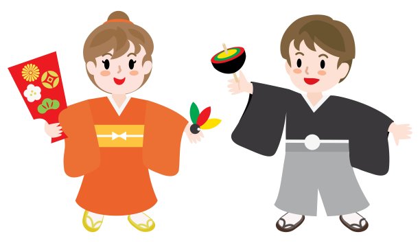 日本新年假期的传统剧目。图片下载