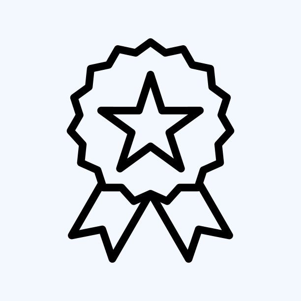 图标质量。适用于品牌标志。行风格。简单的设计可编辑。设计模板向量。简单的说明图片下载