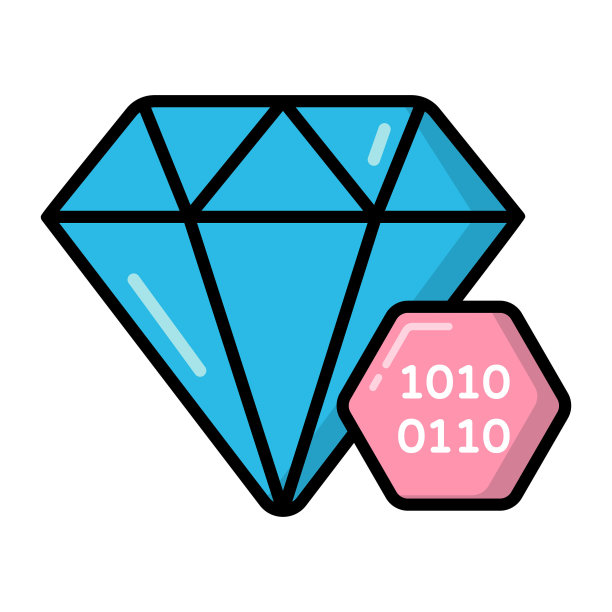 财富图标，不可替代的代币，数字技术。图片下载