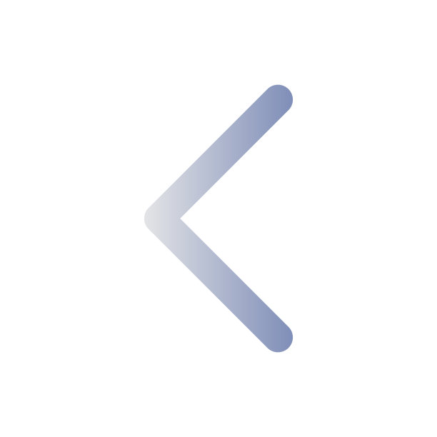 左箭头平面渐变颜色ui图标图片下载