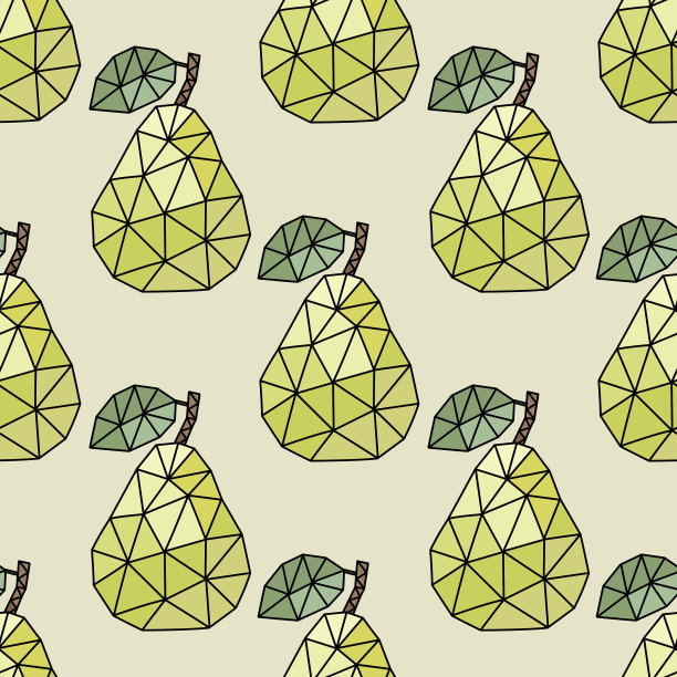 夏季水果无缝图案的孩子和织物图片下载