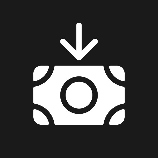入站现金深色模式Glyph  UI图标图片下载