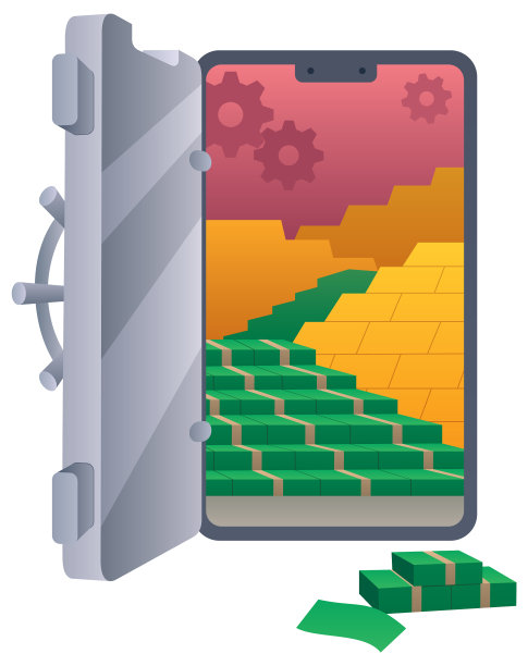 智能手机的钱安全图片下载