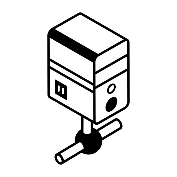 下载这个完美的服务器等距图标图片下载