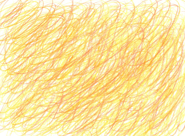 用彩色铅笔手绘的抽象黄色和橙色背景的插图图片下载