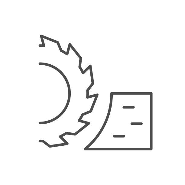 采矿刀线轮廓图标图片下载