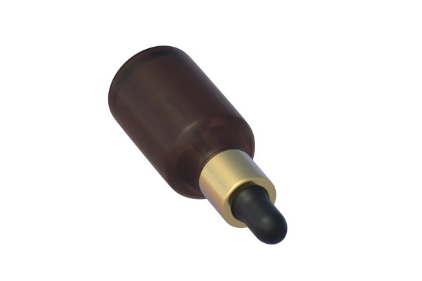 护肤精华液滴瓶，白底分离。三维渲染图片下载