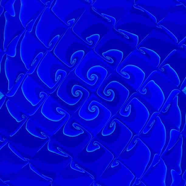 图案和设计宝蓝色与霓虹灯发光的边缘图片下载