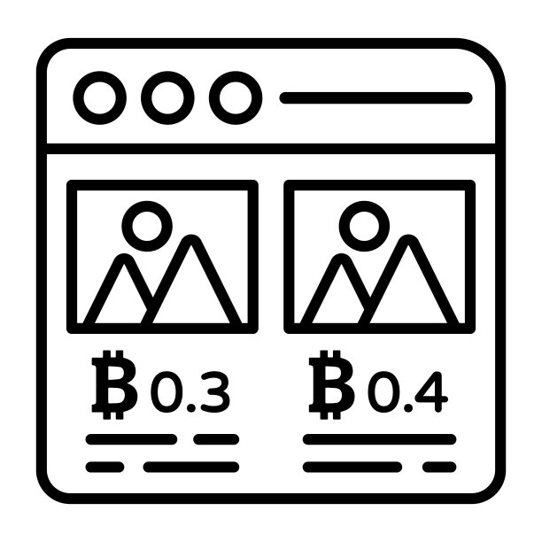 论坛图标，不可替代的令牌，数字技术。图片下载