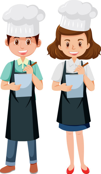 服务员在写订单图片下载