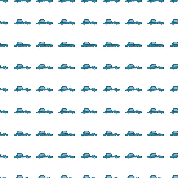 手绘跑车无缝图案在涂鸦风格。运输壁纸。图片下载
