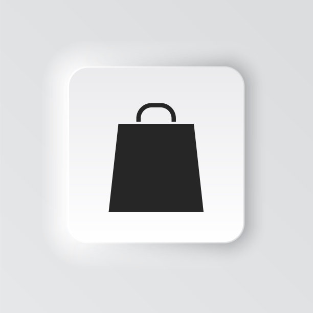 矩形按钮图标包去购物。按钮横幅矩形徽章界面，用于应用程序的图形样式说明图片下载