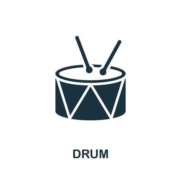 鼓图标来自乐器的简单元素图片下载