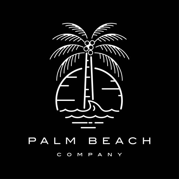 棕榈树标志设计图片下载