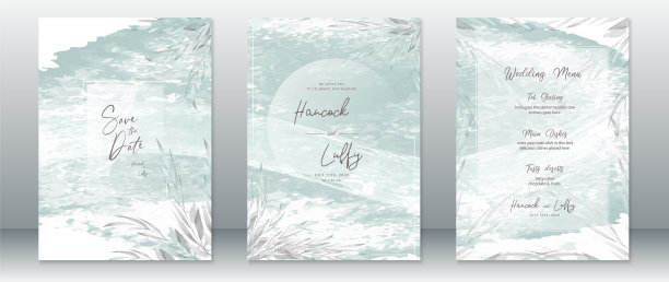 婚礼邀请卡垃圾背景图片下载