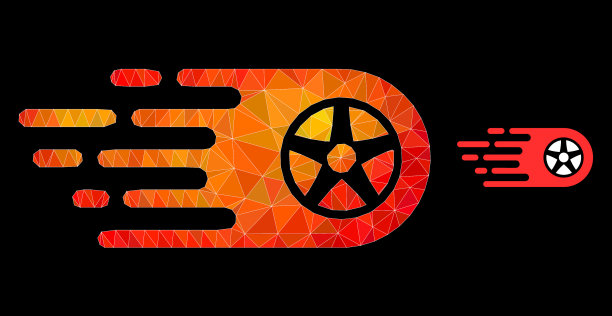 三角形填充bolide车轮图标图片下载